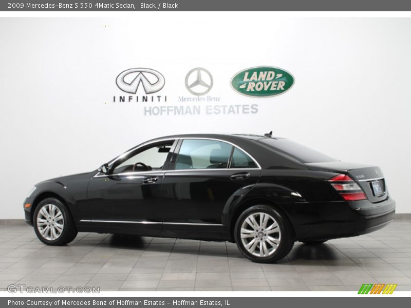 Black / Black 2009 Mercedes-Benz S 550 4Matic Sedan