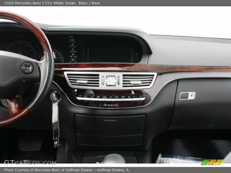 Black / Black 2009 Mercedes-Benz S 550 4Matic Sedan