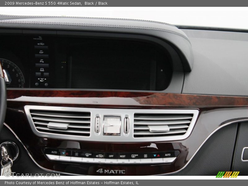 Black / Black 2009 Mercedes-Benz S 550 4Matic Sedan