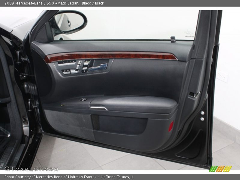Black / Black 2009 Mercedes-Benz S 550 4Matic Sedan