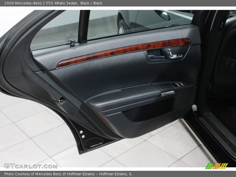 Black / Black 2009 Mercedes-Benz S 550 4Matic Sedan
