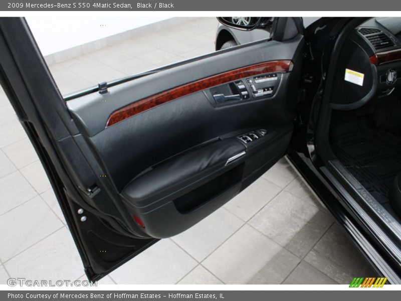 Black / Black 2009 Mercedes-Benz S 550 4Matic Sedan