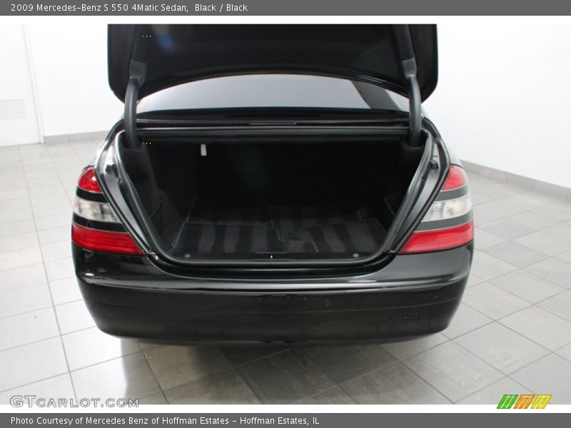 Black / Black 2009 Mercedes-Benz S 550 4Matic Sedan