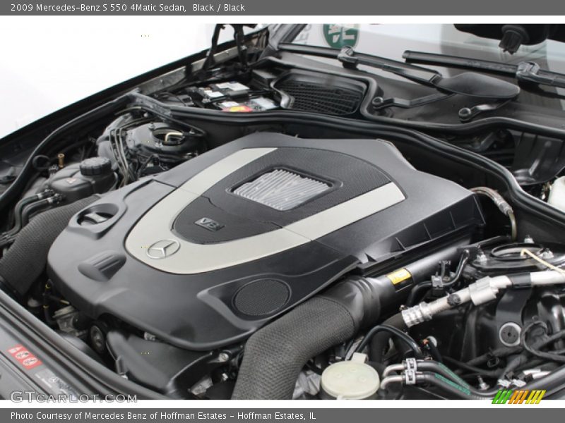 Black / Black 2009 Mercedes-Benz S 550 4Matic Sedan