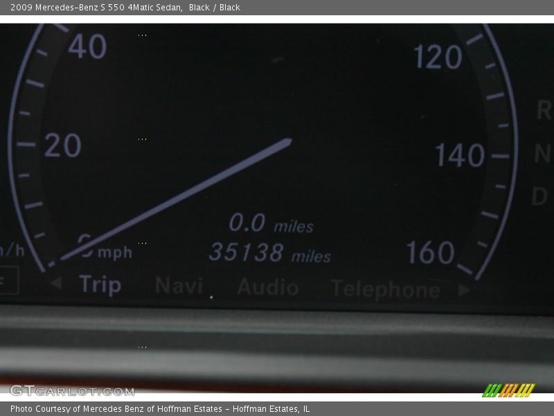 Black / Black 2009 Mercedes-Benz S 550 4Matic Sedan