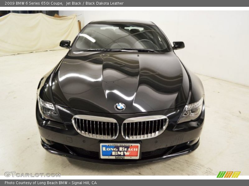 Jet Black / Black Dakota Leather 2009 BMW 6 Series 650i Coupe