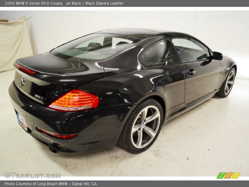 Jet Black / Black Dakota Leather 2009 BMW 6 Series 650i Coupe