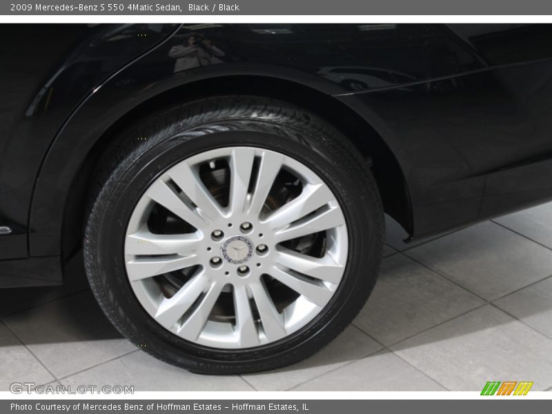 Black / Black 2009 Mercedes-Benz S 550 4Matic Sedan