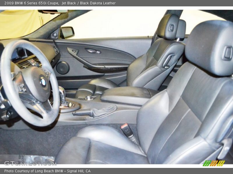 Front Seat of 2009 6 Series 650i Coupe