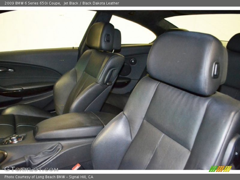 Jet Black / Black Dakota Leather 2009 BMW 6 Series 650i Coupe