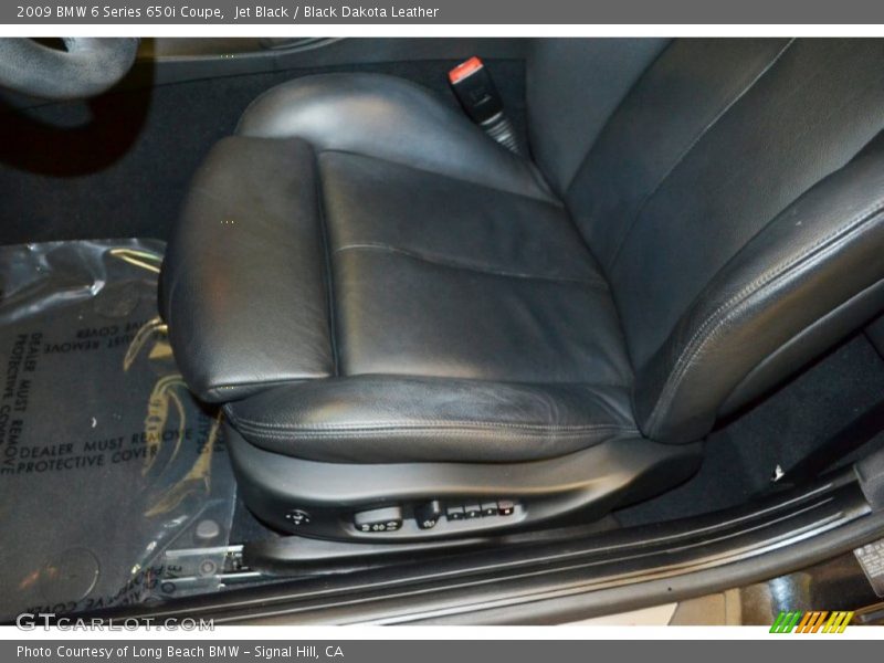 Jet Black / Black Dakota Leather 2009 BMW 6 Series 650i Coupe