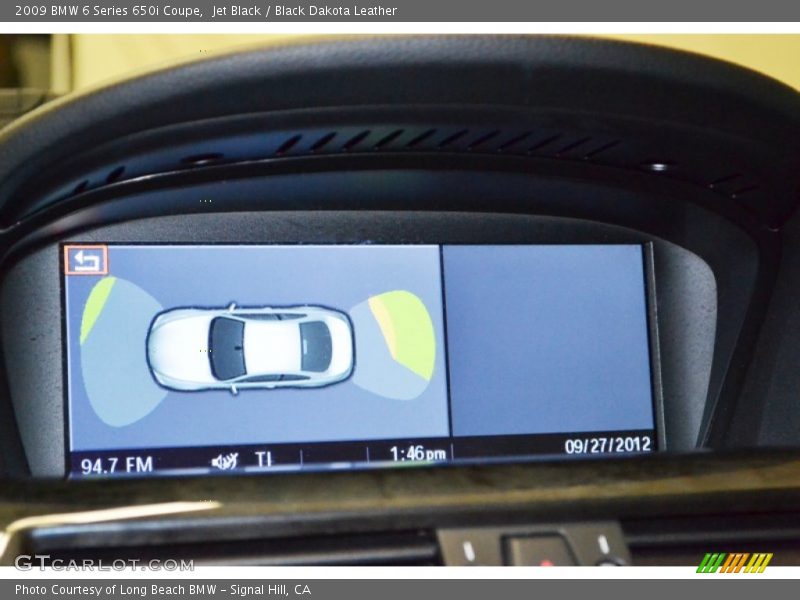 Jet Black / Black Dakota Leather 2009 BMW 6 Series 650i Coupe