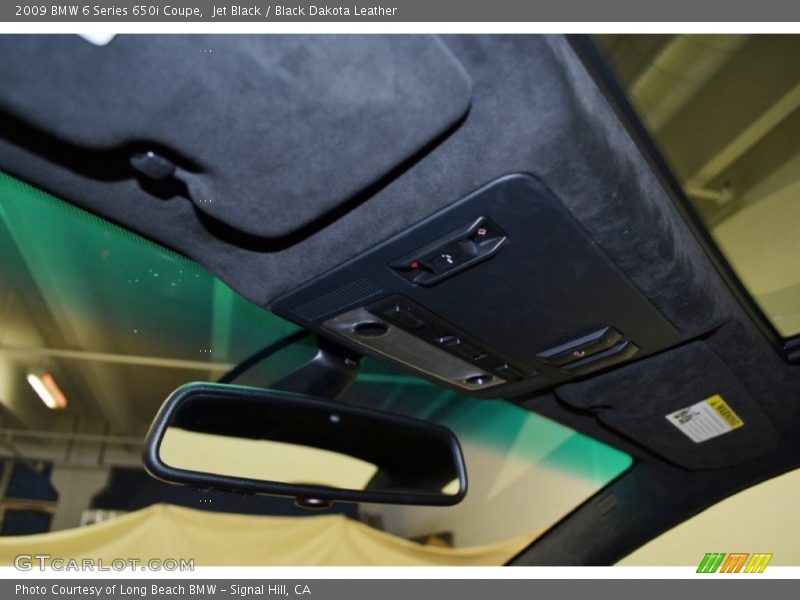 Jet Black / Black Dakota Leather 2009 BMW 6 Series 650i Coupe