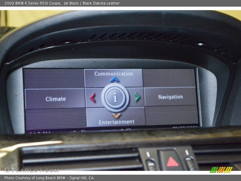 Jet Black / Black Dakota Leather 2009 BMW 6 Series 650i Coupe