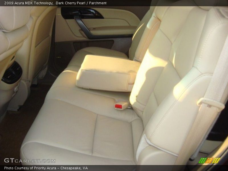 Dark Cherry Pearl / Parchment 2009 Acura MDX Technology