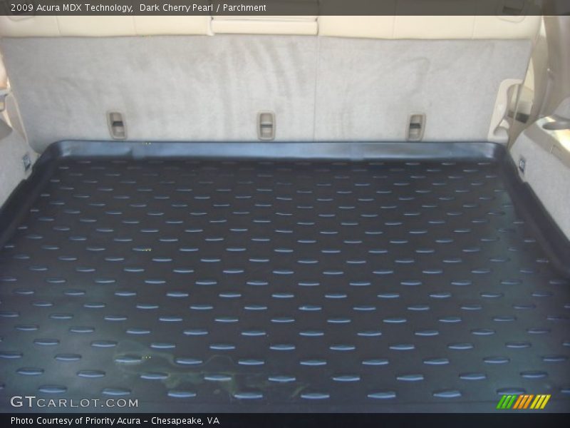 Dark Cherry Pearl / Parchment 2009 Acura MDX Technology