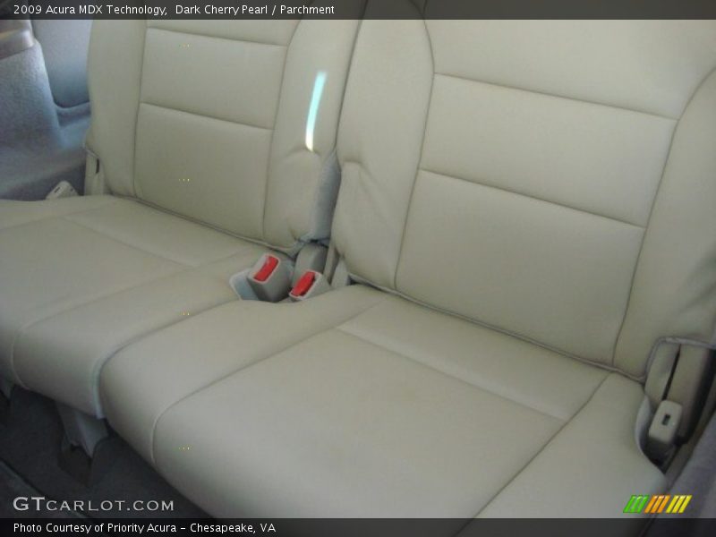 Dark Cherry Pearl / Parchment 2009 Acura MDX Technology