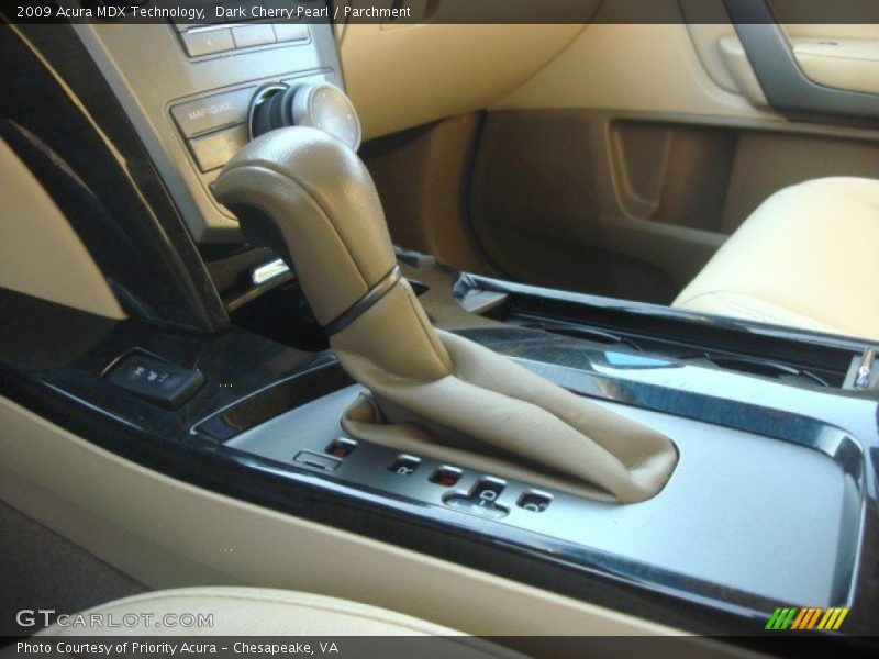 Dark Cherry Pearl / Parchment 2009 Acura MDX Technology