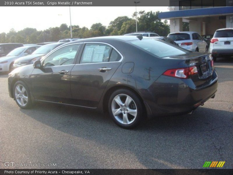 Grigio Metallic / Parchment 2010 Acura TSX Sedan