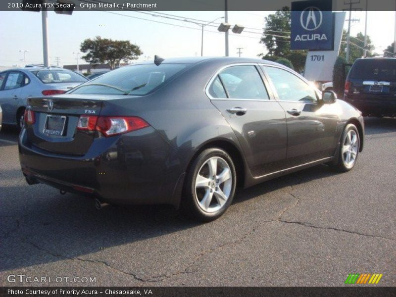 Grigio Metallic / Parchment 2010 Acura TSX Sedan