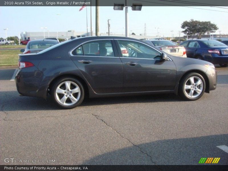 Grigio Metallic / Parchment 2010 Acura TSX Sedan