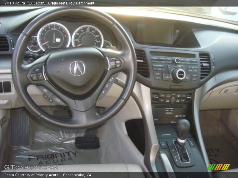 Grigio Metallic / Parchment 2010 Acura TSX Sedan