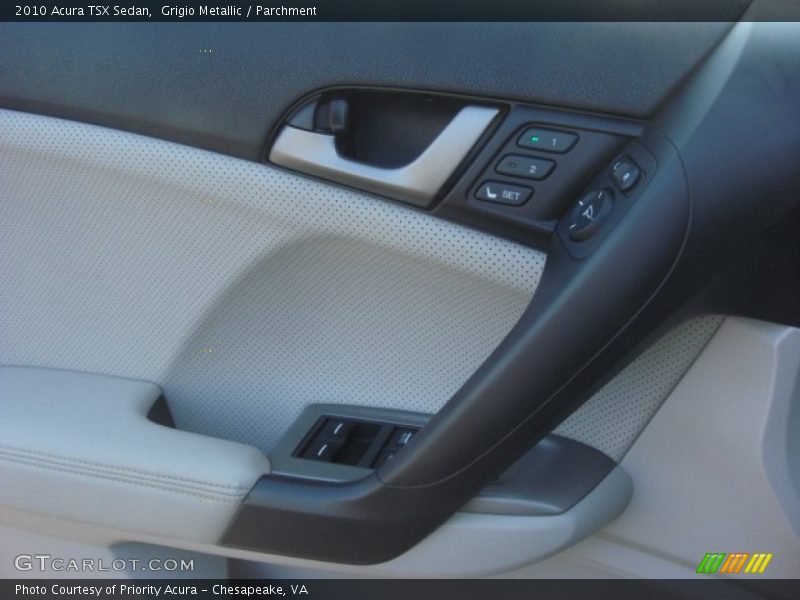 Grigio Metallic / Parchment 2010 Acura TSX Sedan
