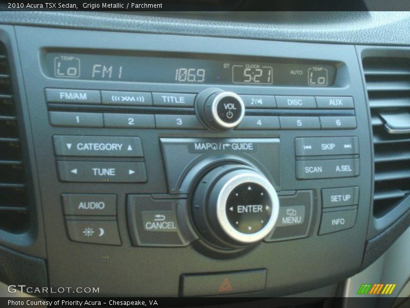 Grigio Metallic / Parchment 2010 Acura TSX Sedan