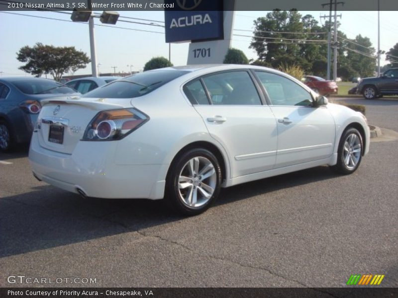 Winter Frost White / Charcoal 2010 Nissan Altima 3.5 SR