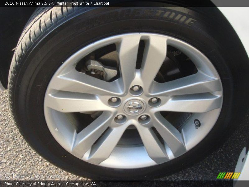 Winter Frost White / Charcoal 2010 Nissan Altima 3.5 SR