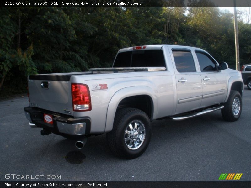 Silver Birch Metallic / Ebony 2010 GMC Sierra 2500HD SLT Crew Cab 4x4