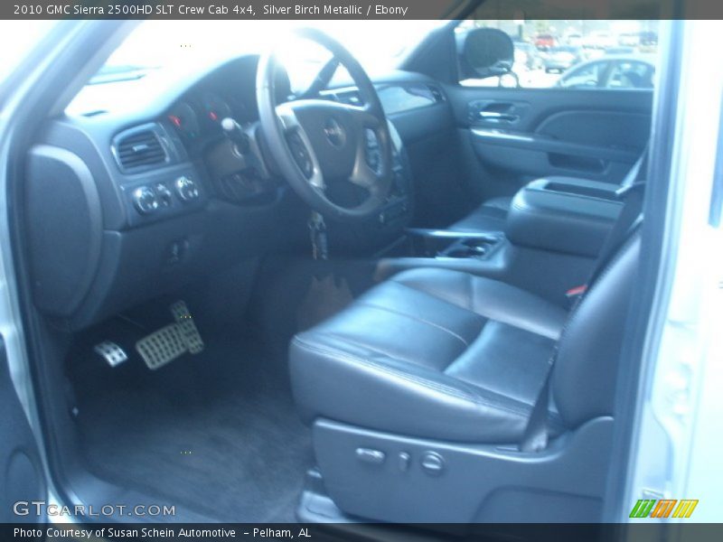 Silver Birch Metallic / Ebony 2010 GMC Sierra 2500HD SLT Crew Cab 4x4