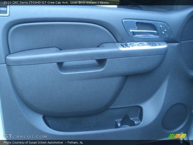 Silver Birch Metallic / Ebony 2010 GMC Sierra 2500HD SLT Crew Cab 4x4