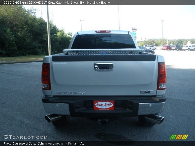 Silver Birch Metallic / Ebony 2010 GMC Sierra 2500HD SLT Crew Cab 4x4