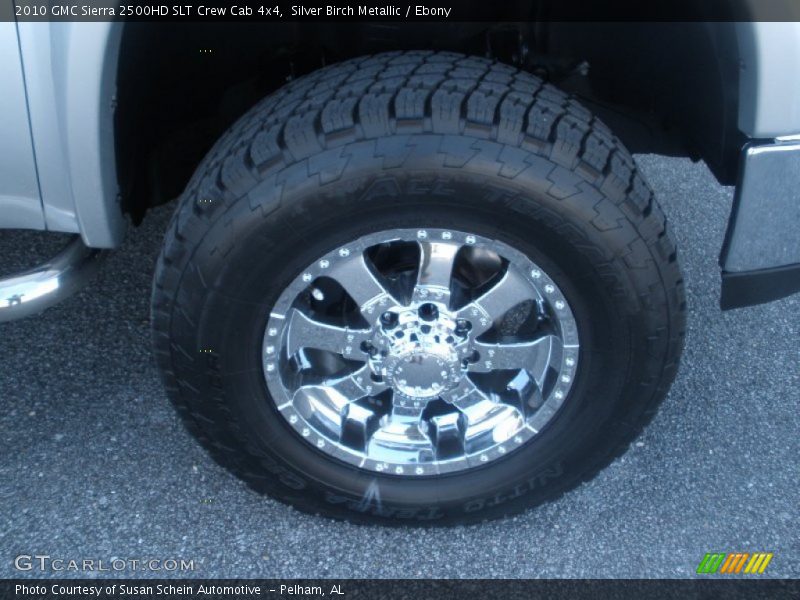 Silver Birch Metallic / Ebony 2010 GMC Sierra 2500HD SLT Crew Cab 4x4