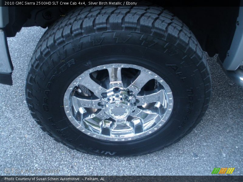 Silver Birch Metallic / Ebony 2010 GMC Sierra 2500HD SLT Crew Cab 4x4