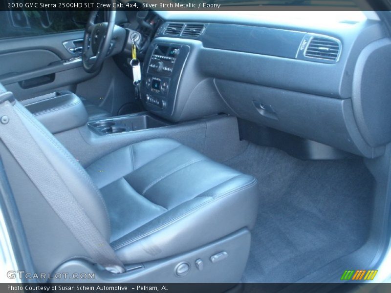 Silver Birch Metallic / Ebony 2010 GMC Sierra 2500HD SLT Crew Cab 4x4