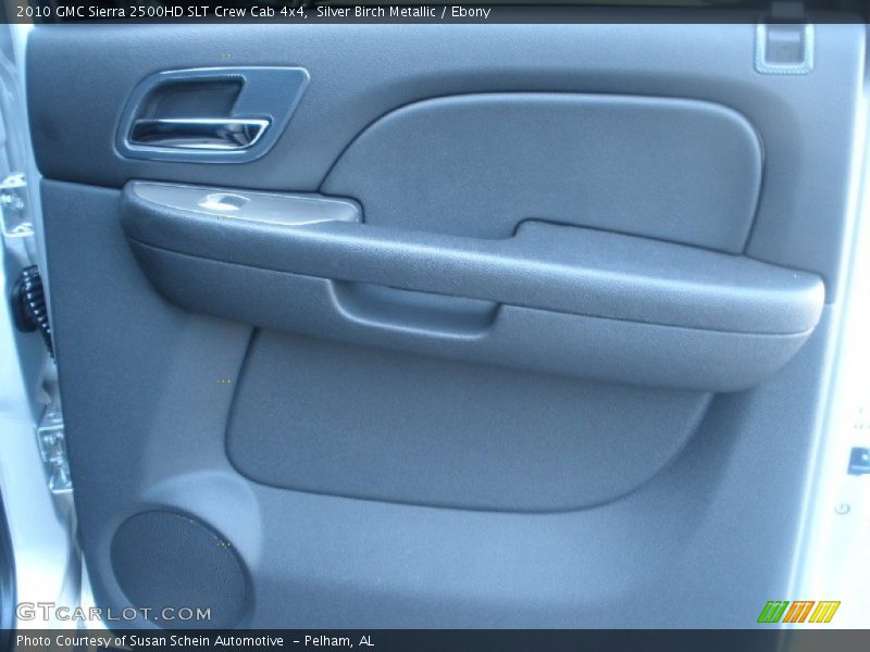 Silver Birch Metallic / Ebony 2010 GMC Sierra 2500HD SLT Crew Cab 4x4