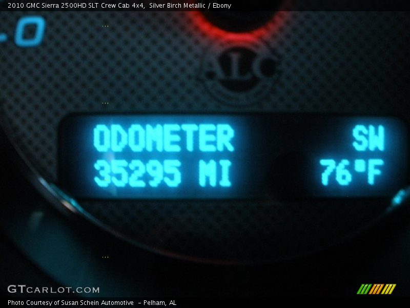 Silver Birch Metallic / Ebony 2010 GMC Sierra 2500HD SLT Crew Cab 4x4