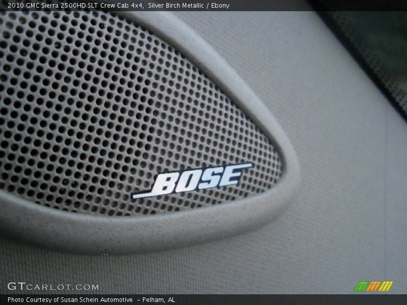 Silver Birch Metallic / Ebony 2010 GMC Sierra 2500HD SLT Crew Cab 4x4