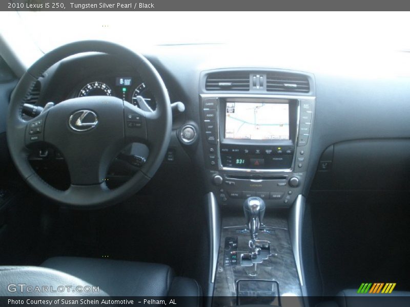 Tungsten Silver Pearl / Black 2010 Lexus IS 250