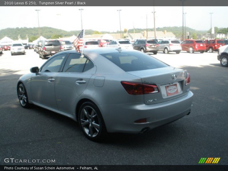 Tungsten Silver Pearl / Black 2010 Lexus IS 250