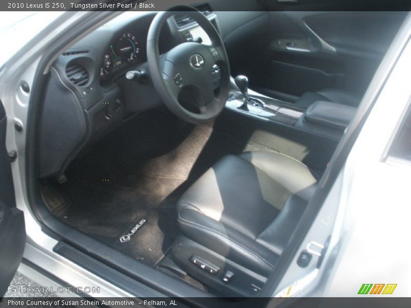 Tungsten Silver Pearl / Black 2010 Lexus IS 250