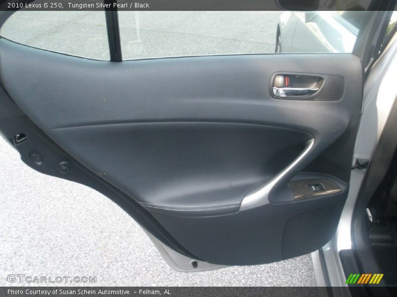 Tungsten Silver Pearl / Black 2010 Lexus IS 250