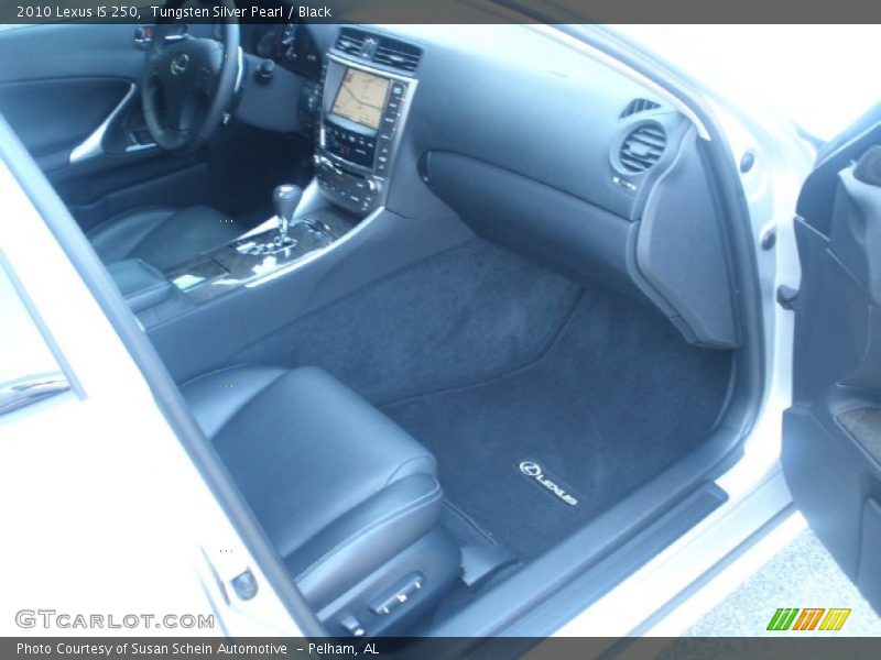 Tungsten Silver Pearl / Black 2010 Lexus IS 250