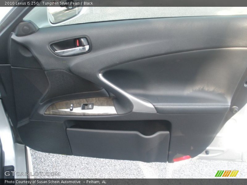 Tungsten Silver Pearl / Black 2010 Lexus IS 250