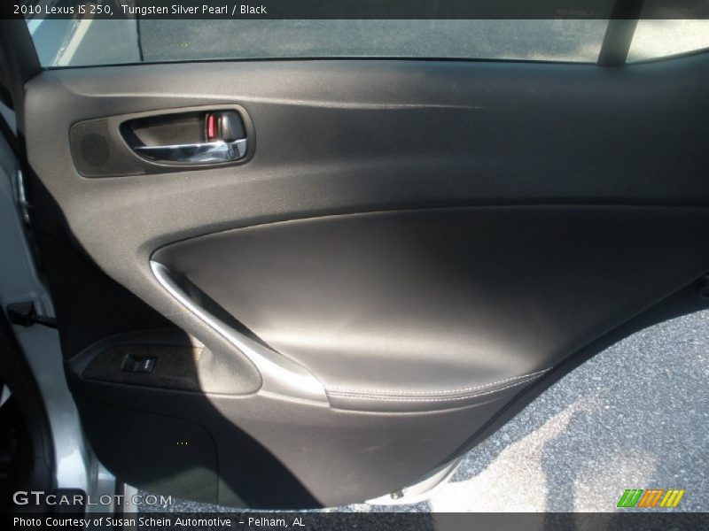 Tungsten Silver Pearl / Black 2010 Lexus IS 250