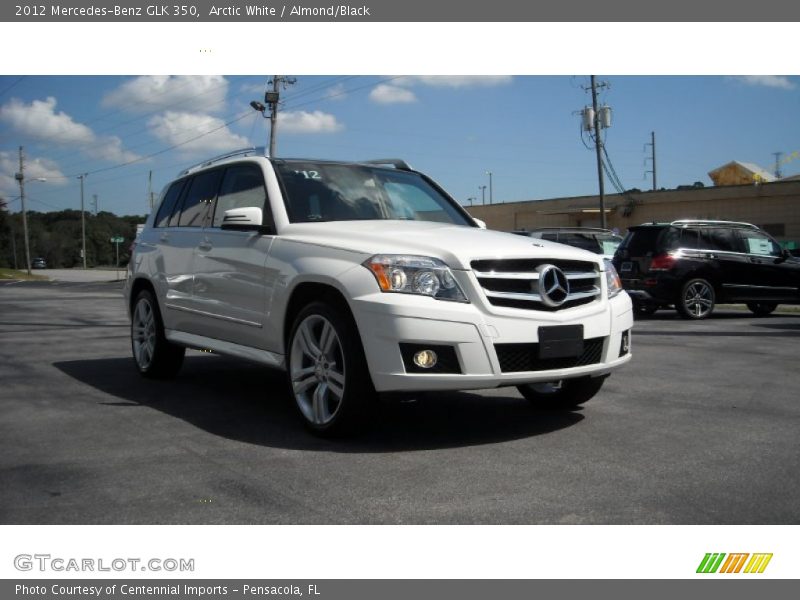Arctic White / Almond/Black 2012 Mercedes-Benz GLK 350