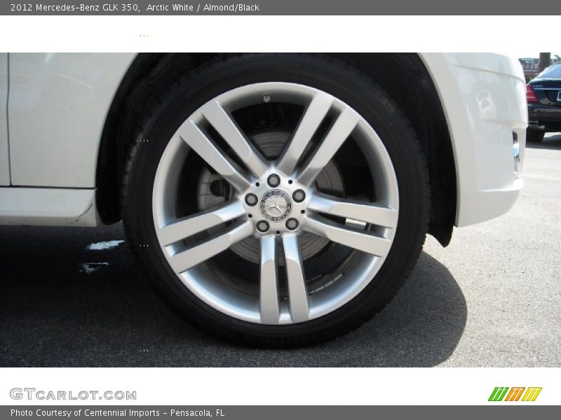 Arctic White / Almond/Black 2012 Mercedes-Benz GLK 350