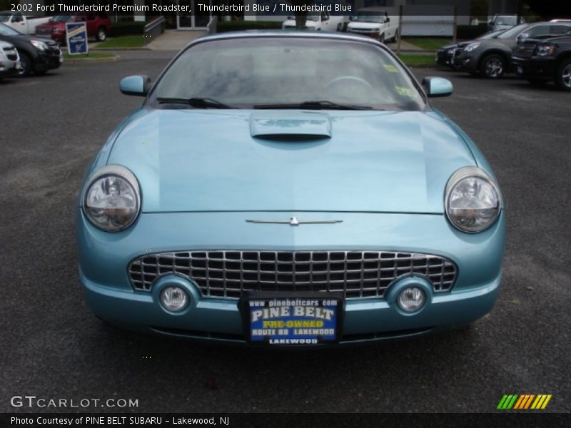 Thunderbird Blue / Thunderbird Blue 2002 Ford Thunderbird Premium Roadster